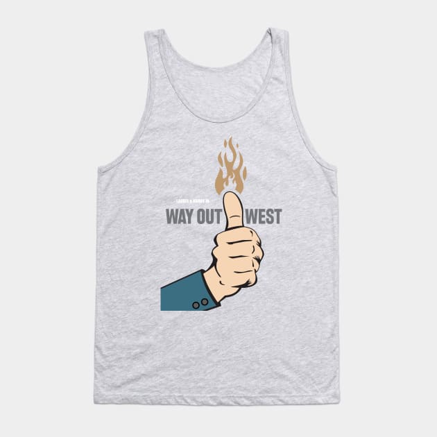 Way Out West - Alternative Movie Poster Tank Top by MoviePosterBoy
